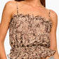 Ramy Brook - Dalton Smocked Ruffle Tank Top