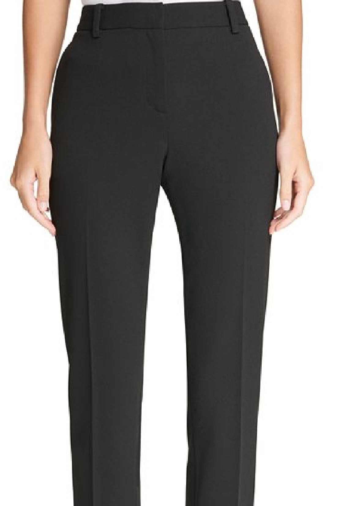 Calça Slim Feminina DKNY Preta Tamanho 6 Petite