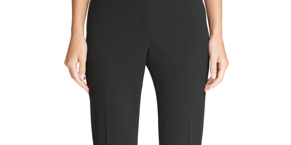 Calça Slim Feminina DKNY Preta Tamanho 6 Petite