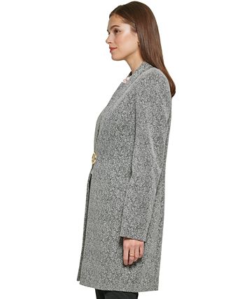 Jaqueta D Ring Topper Feminina DKNY Cinza Tamanho 6