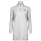 Vestido esportivo feminino DKNY com zíper e logotipo, cinza, tamanho grande