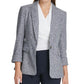 Blazer DKNY Feminino Marled com Um Botão Cinza Tamanho 18