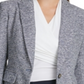 Blazer DKNY Feminino Marled com Um Botão Cinza Tamanho 18