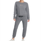 Moletom feminino DKNY Sport Running Fitness cinza tamanho médio