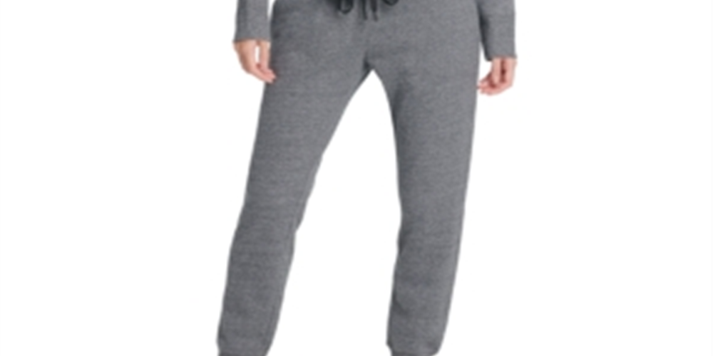 Moletom feminino DKNY Sport Running Fitness cinza tamanho médio