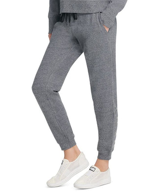 Calça de moletom feminina DKNY Sport Sparkle Logo cinza, tamanho pequeno
