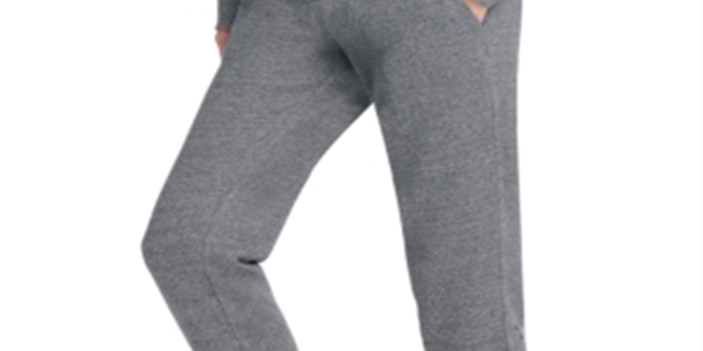 Calça de moletom feminina DKNY Sport Sparkle Logo cinza, tamanho pequeno