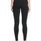 Leggings de compressão de controle de barriga femininas DKNY, tamanho grande, pretas