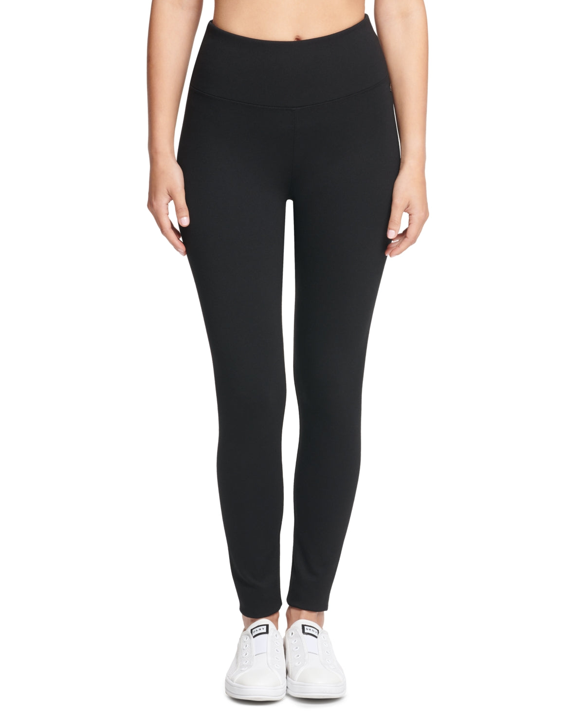 Leggings de compressão de controle de barriga femininas DKNY, tamanho X-S