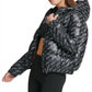 Jaqueta com capuz e estampa de logotipo DKNY feminina, preta, tamanho X-G