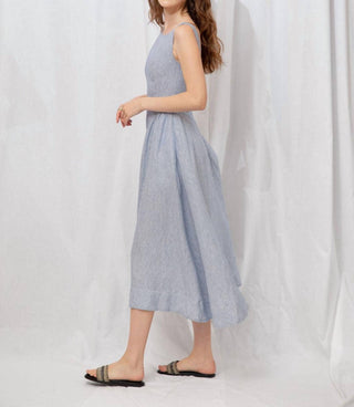 Olivaceous - Charlotte Stripe Midi Dress