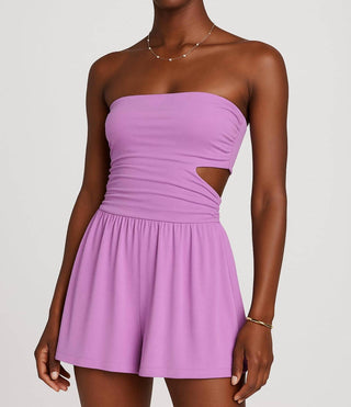 Susana Monaco - Macacão Tubinho Recortado e Franzido