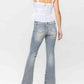 Judy Blue - Tinted Pin Tack Flare Jeans