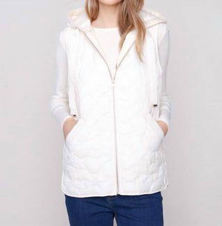 Charlie B - Short Stars Quilted Puffer Vest