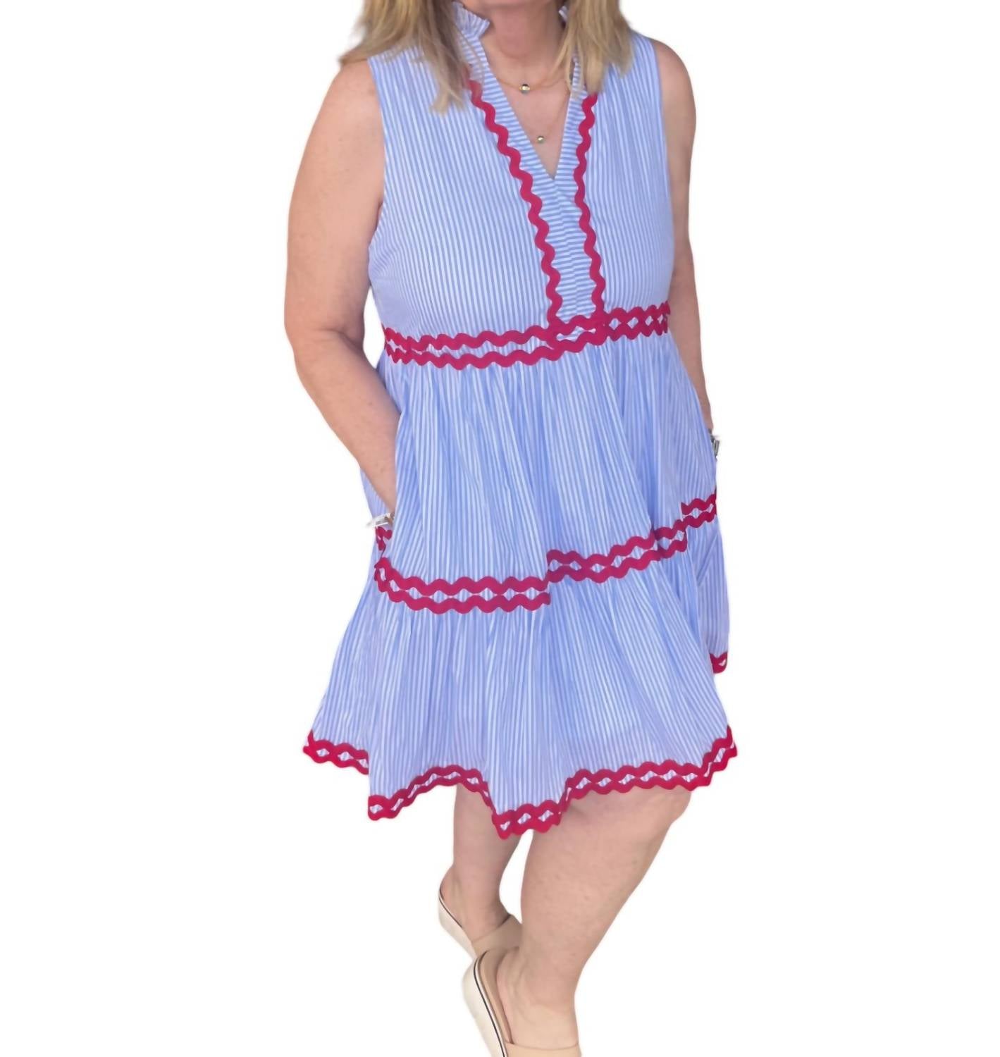 Entro - Striped Mini Dress