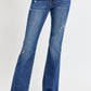 Risen - Mid-Rise Flare Long Jeans