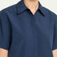 Simkhai - Bernie Short Sleeve Pleated Shirt