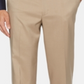Calça social masculina Perry Ellis Portfolio Slim Fit Performance Stretch Crosshatch, marrom, tamanho 44x29