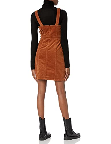 Vestido Macacão Feminino Oat Veludo Cotelê Laranja Tamanho 0