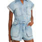 Macacão jeans Blanknyc azul