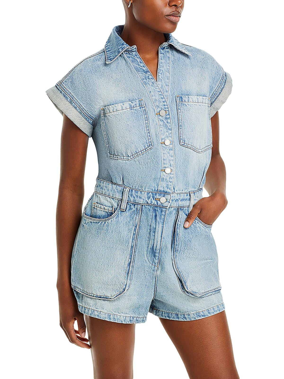 Macacão jeans Blanknyc azul