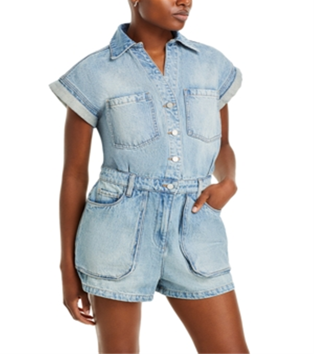 Macacão jeans Blanknyc azul