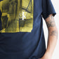 Camiseta Calvin Klein Masculina Estampada Brooklyn Bridge Azul Tamanho Grande