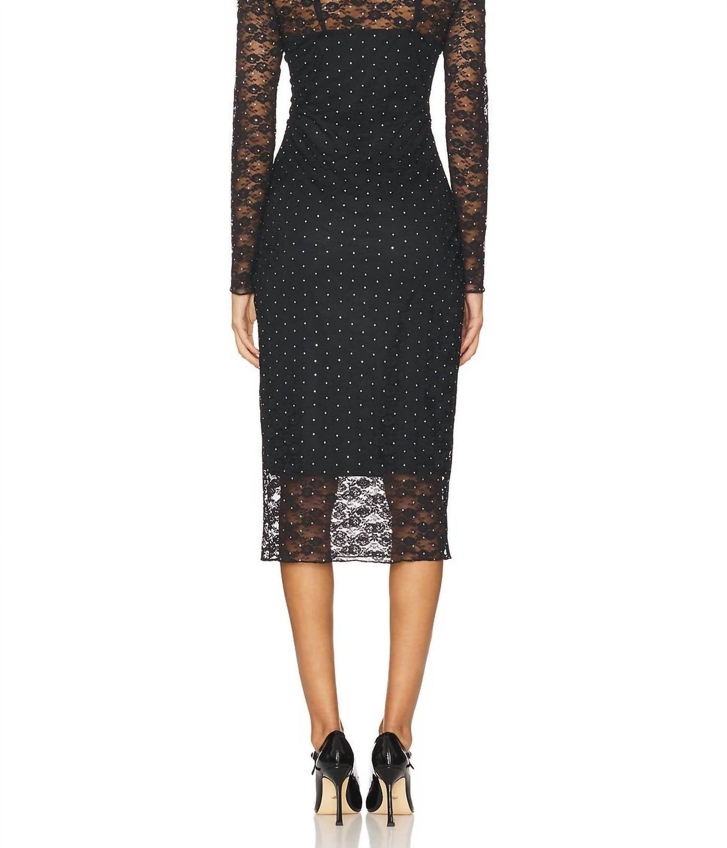 Steve Madden - VIVIENNE STUDDED LACE DRESS