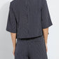 Lysse - Clarette cropped short sleeve blazer