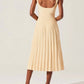 Astr - Aylin Pleated Midi Sweater Dress