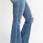 Judy Blue - Mid-Rise Button Flare Jean