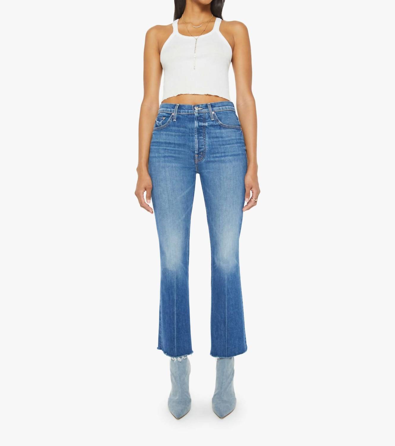 Mother - Women's The Tripper Ankle Fray Pants