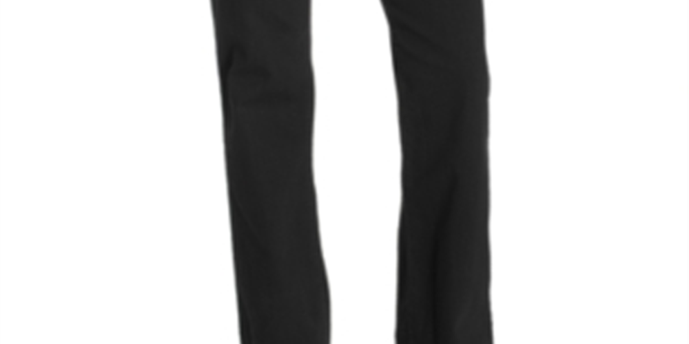 Jeans Barbara Boot Cut com botões frontais NYDJ, preto, tamanho 16