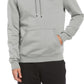 Moletom com capuz masculino original Penguin Slim Fit Solid Fleece, cinza, tamanho médio