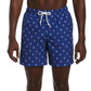 Shorts de banho masculino original Penguin Pete Print azul tamanho médio