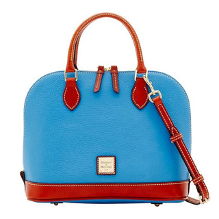 Dooney & Bourke Handbag, Pebble Grain Zip Zip Satchel