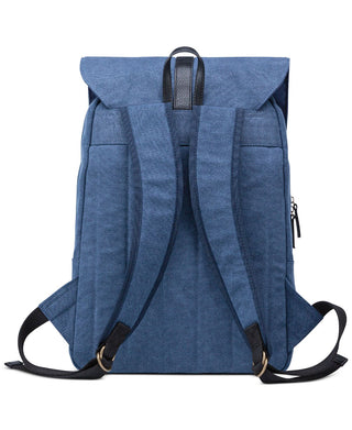 Mochila PX Masculina Lincoln Two Tons Canvas Azul Tamanho Regular