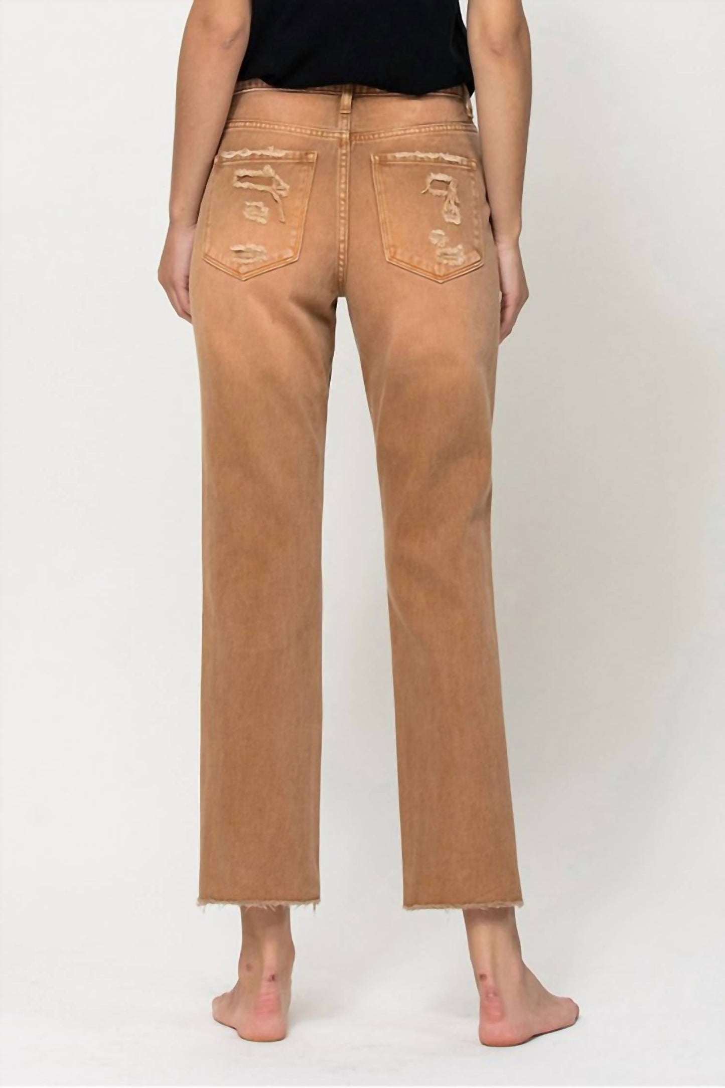 Vervet By Flying Monkey - Coco Straight Cropped Jeans