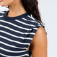 Nation Ltd - Women's Marina Stripe Muscle Top