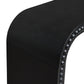 Black Wood Console Table, 59in Entryway Table