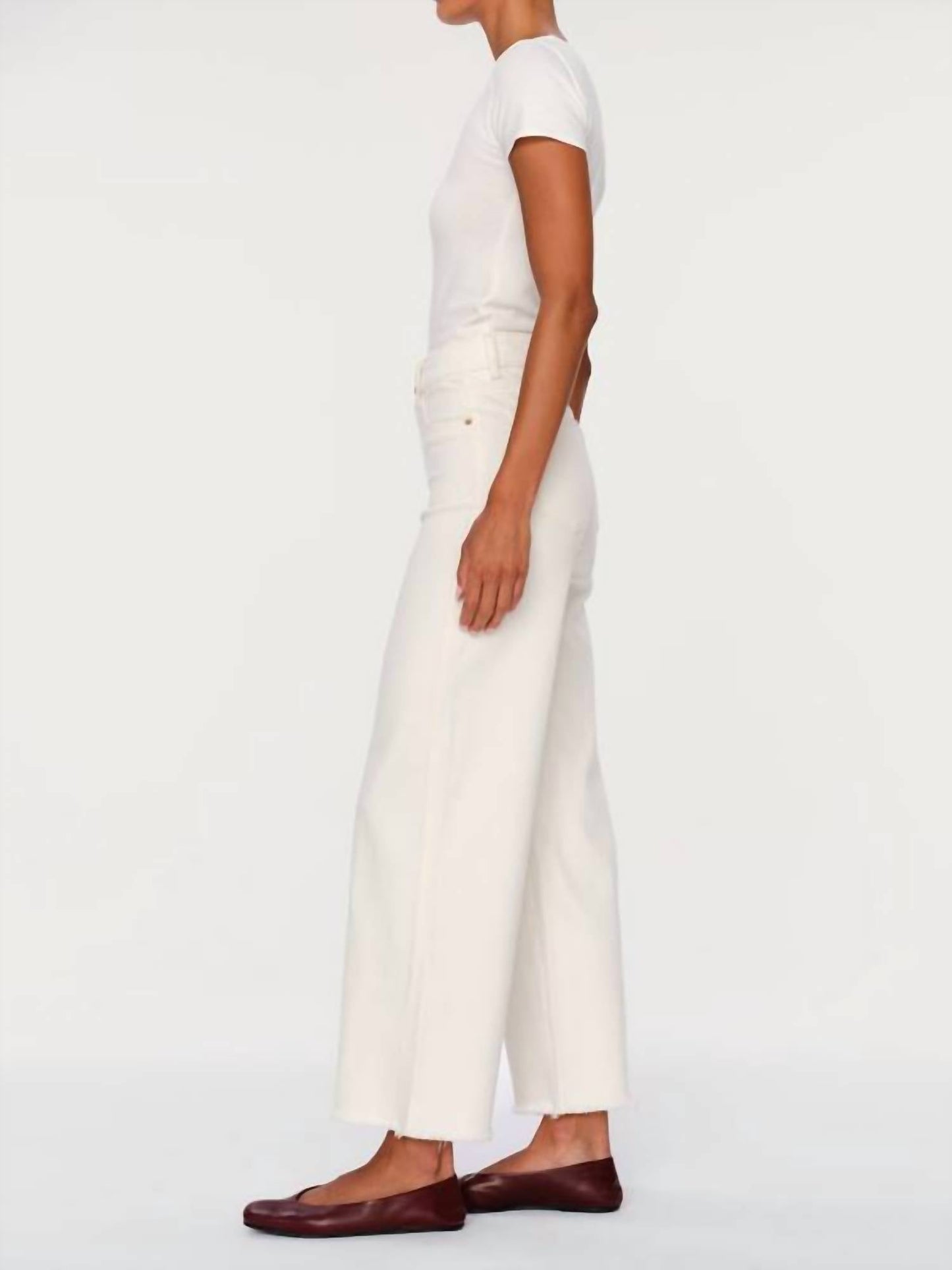 Dl1961 - Women'S - Hepburn Wide Leg High Rise Ankle Jeans