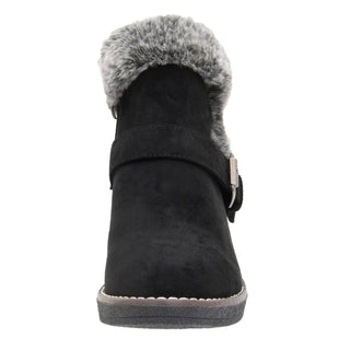Cushionaire - Botas de inverno femininas Rhodes em camurça sintética