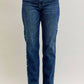 Judy Blue - High Waist Straight Studded Jeans