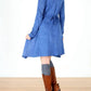 Tough Luv - Long Sleeve Grecian Goddess Pocket Dress