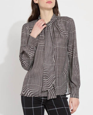 Lysse - blusa com gola cachecol Janis