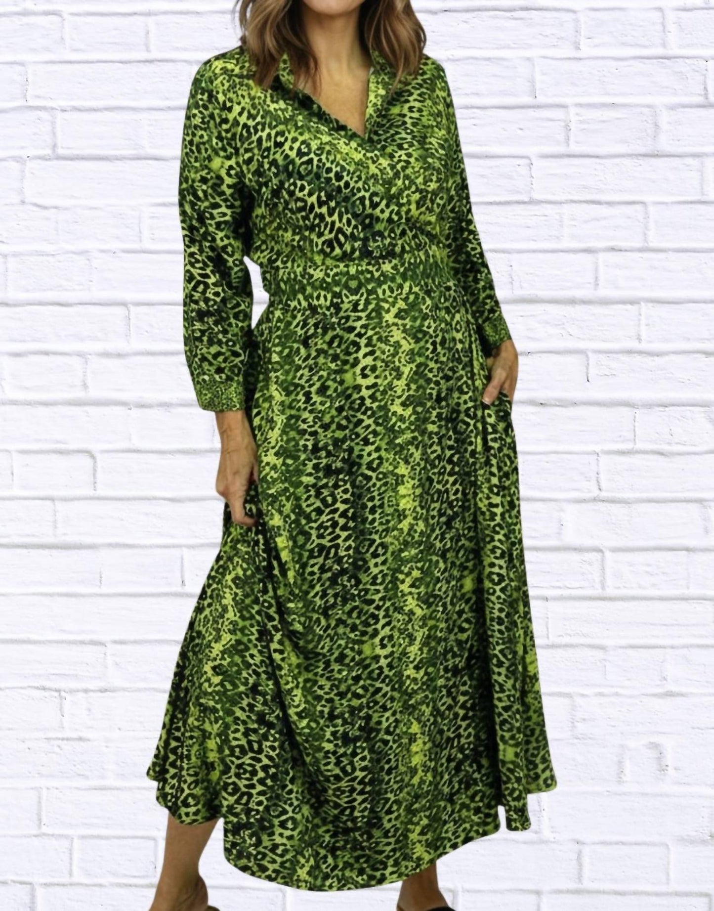 Calypso - Leopard Wrap Dress