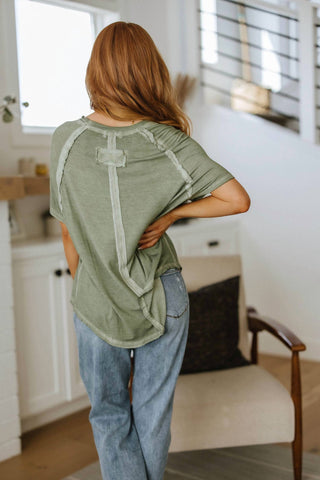 Zenana - Mineral Wash T Shirt