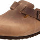 Birkenstock - Men's Boston Suede Clogs