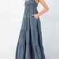 Easel - Mineral Wash Maxi Dress