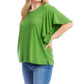 Karen Kane - Flutter Sleeve Crew Neck Top - Plus
